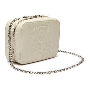 Lacoste Croco Crew Grained Leather Zip